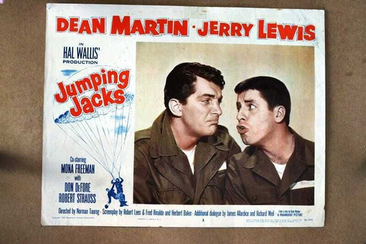 ORIGINAL LOBBY CARD - JUMPING JACKS - 1952 - key #3 card