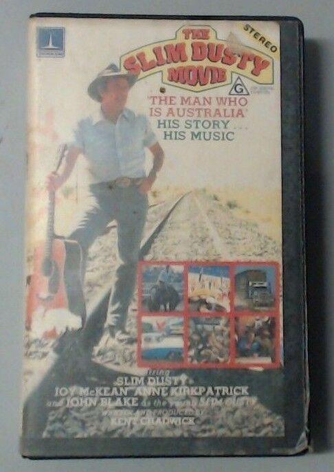 VHS -- THE SLIM DUSTY MOVIE THE MAN WHO IS AUSTRALIA HIS STORY