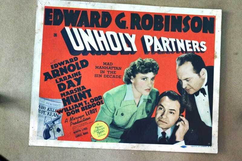 ORIGINAL LOBBY CARD - UNHOLY PARTNERS - 1941