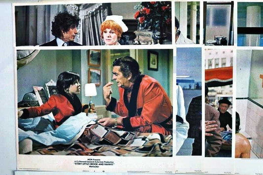 ORIGINAL LOBBY CARDS - EVERY LITTLE CROOK AND NANNY - 1972 - set of 8