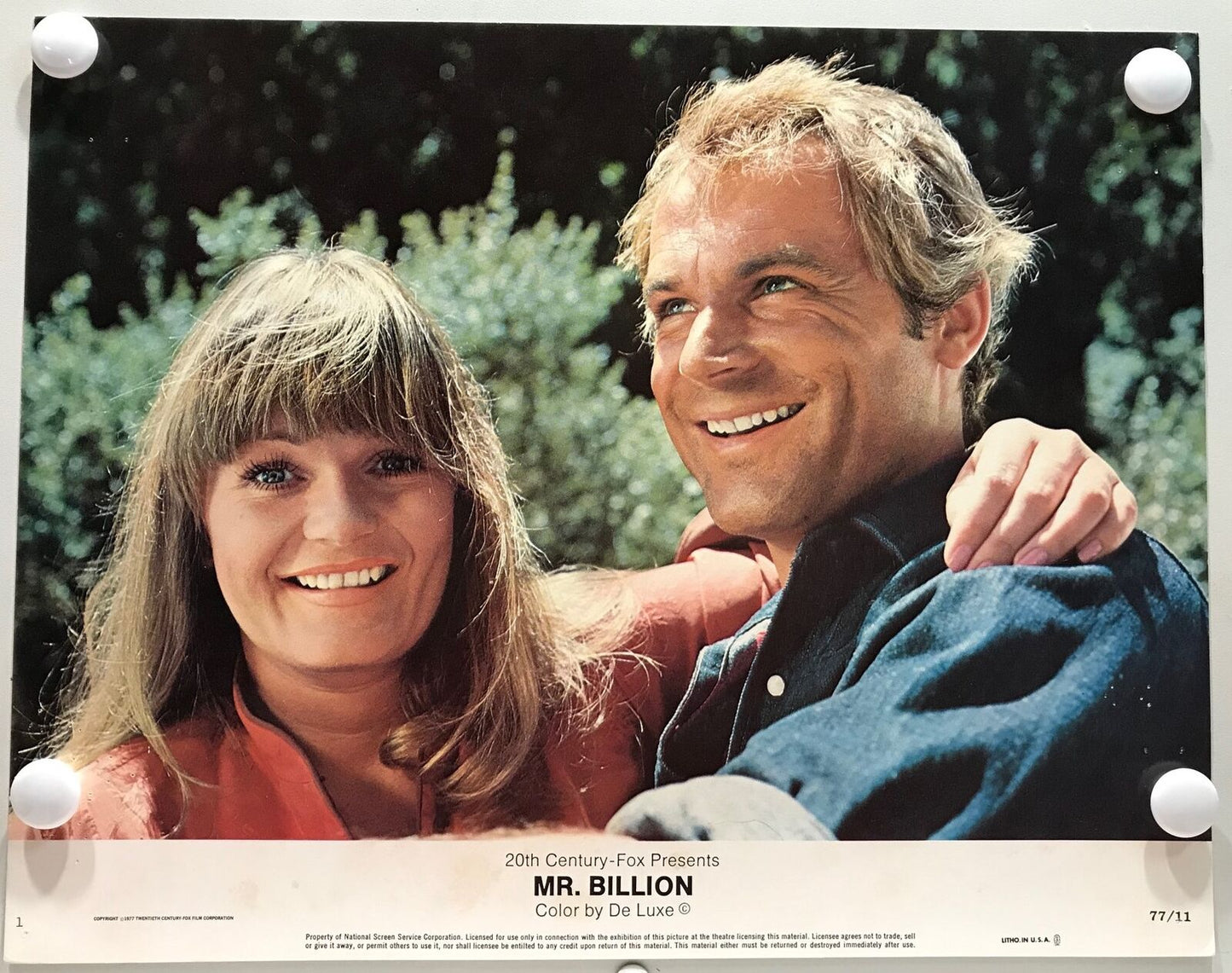 ORIGINAL LOBBY CARDS - MR. BILLION - 1977 - set of 8