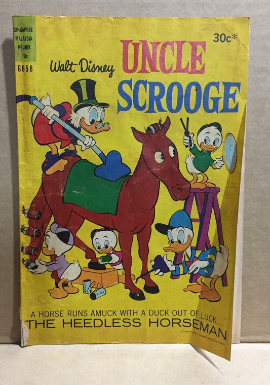 WALT DISNEY COMIC BOOK - UNCLE SCROOGE G658 australian