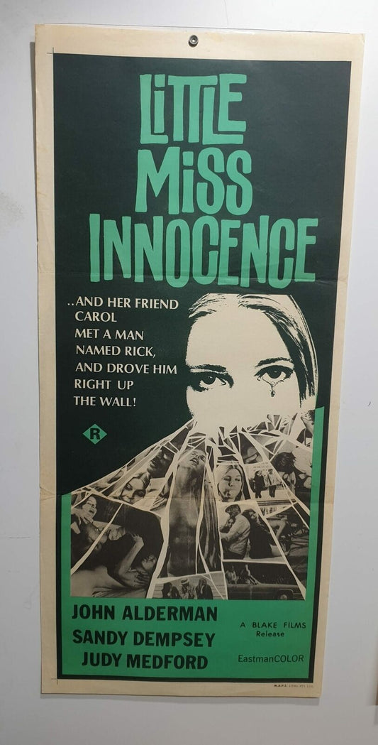 ORIGINAL DAYBILL MOVIE POSTER - LITTLE MISS INNOCENCE - 1973 - A BLAKE FILM