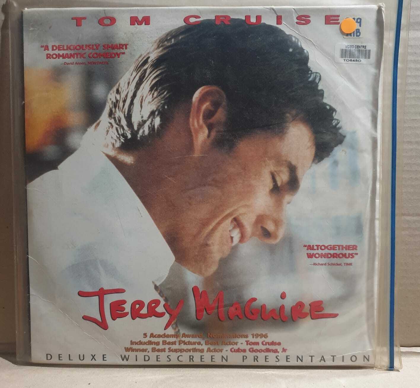 LASERDISC MOVIE - JERRY MAGUIRE  - Tom Cruise