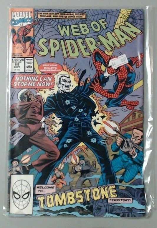 COMIC BOOK - MARVEL COMICS - SPIDER-MAN - WEB OF SPIDER-MAN #68