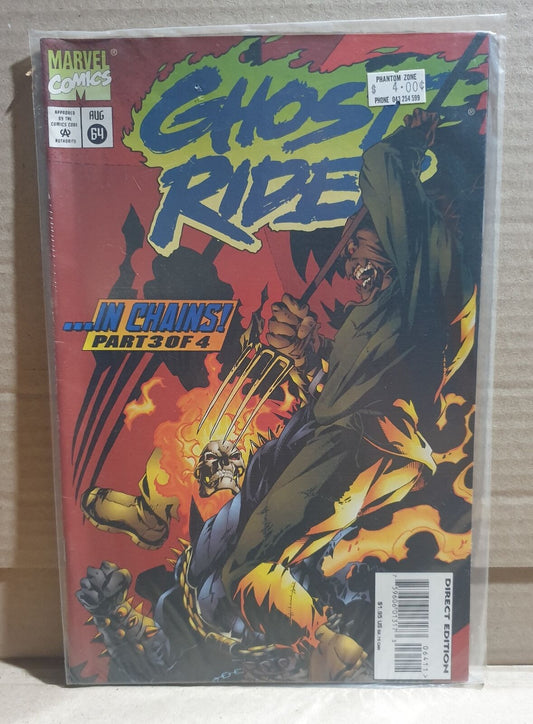 COMIC BOOK - GHOST RIDER #64 MARVEL