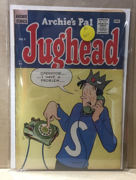 COMIC BOOK - ARCHIE'S PAL JUGHEAD 74