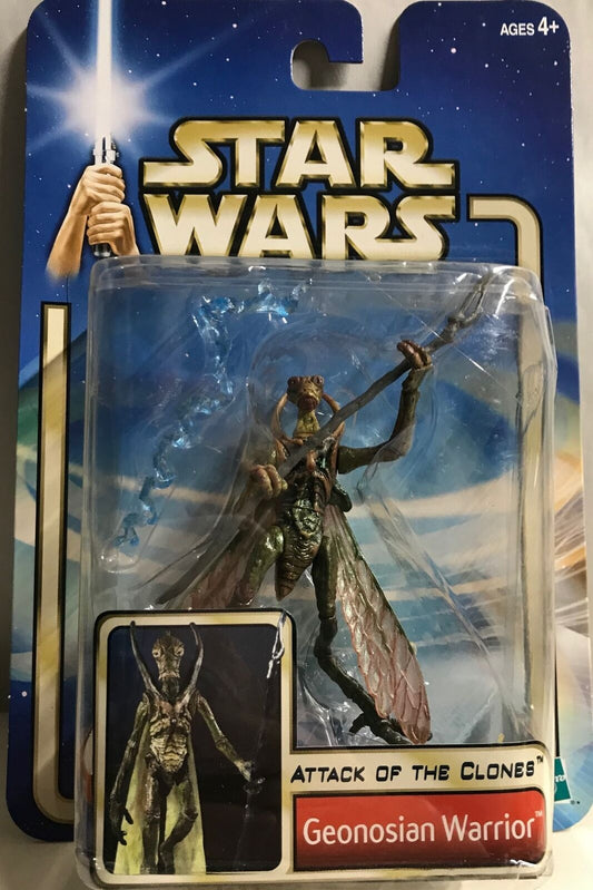 STAR WARS - HASBRO - AOTC - GEONOSIAN WARRIOR - with Electro Staff, Electro Effect