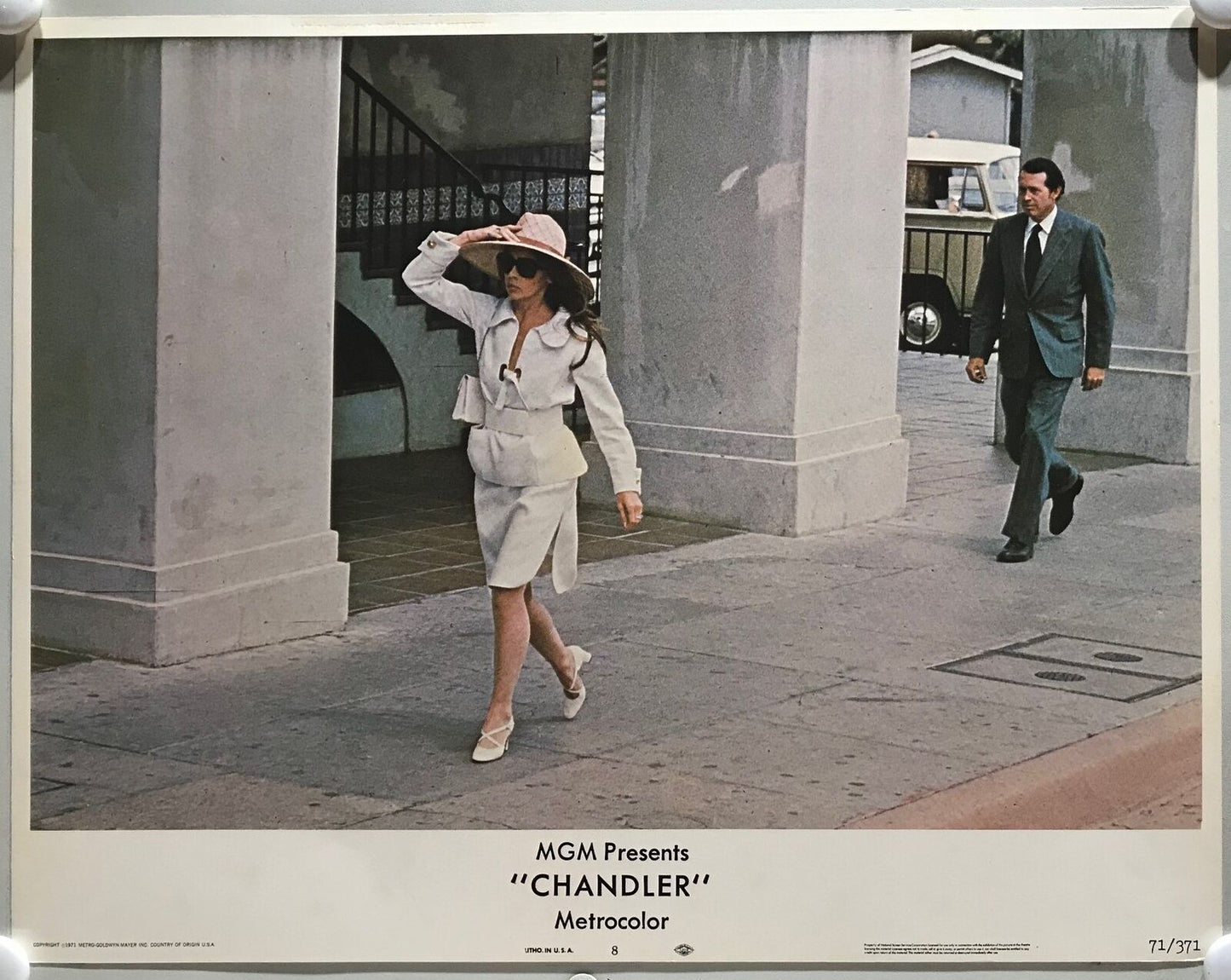 ORIGINAL LOBBY CARDS - CHANDLER - 1971 - set of 8