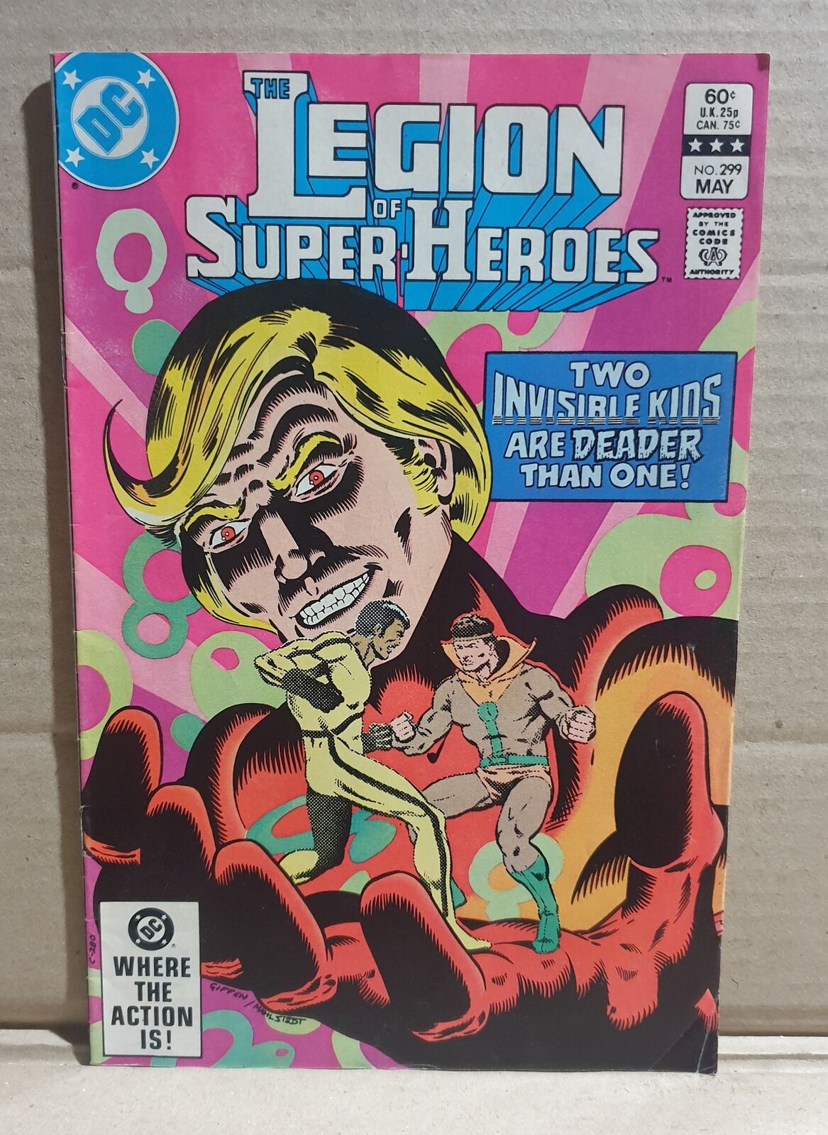 COMIC BOOK -  DC LEGION OF SUPER HEROES #299