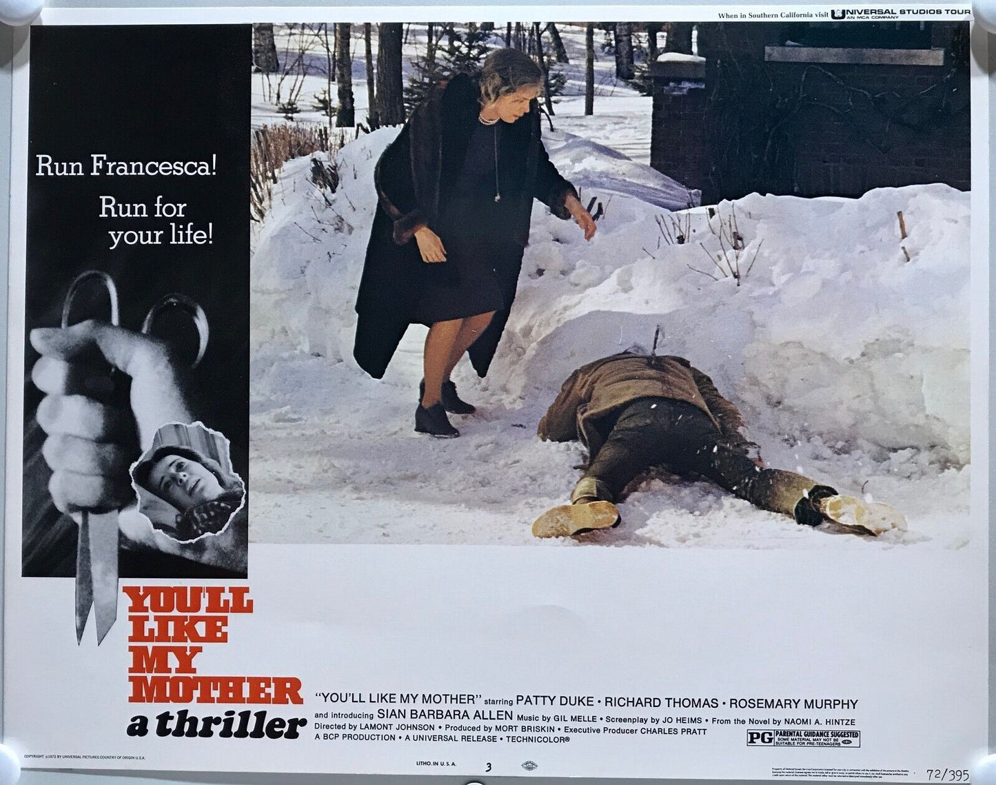 ORIGINAL LOBBY CARDS - YOU'LL LIKE MY MOTHER - 1972 - set of 8