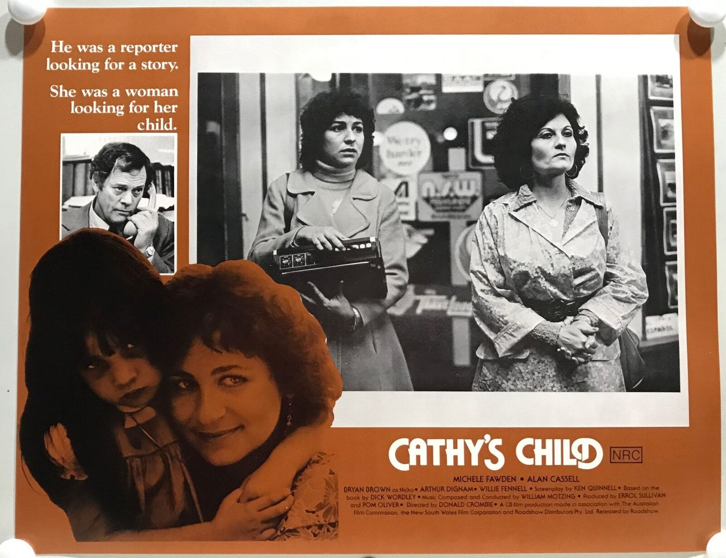 ORIGINAL LOBBY CARDS - CATHY'S CHILD (a) - 1979 - set of 8