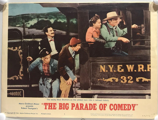 ORIGINAL LOBBY CARD - THE BIG PARADE OF COMEDY - 1964 - title #4 card