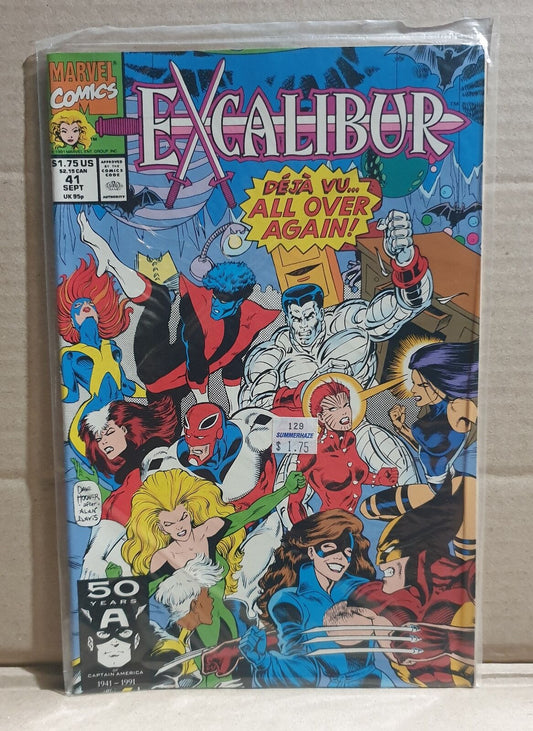 COMIC BOOK -  MARVEL EXCALIBUR #41