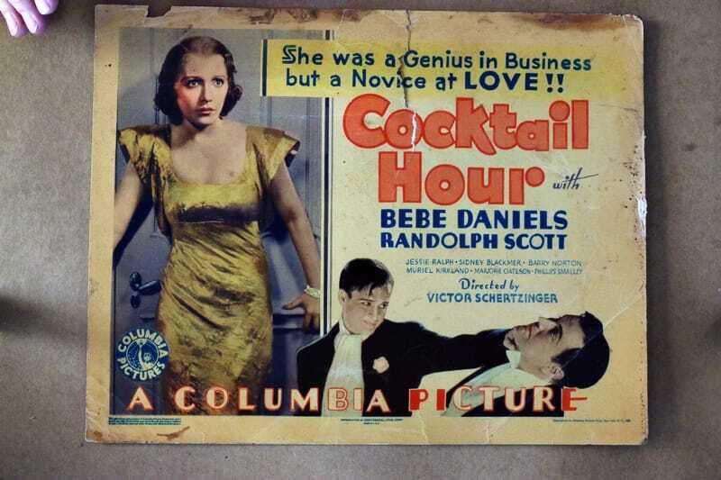 ORIGINAL LOBBY CARD - COCKTAIL HOUR - 1933 - title card