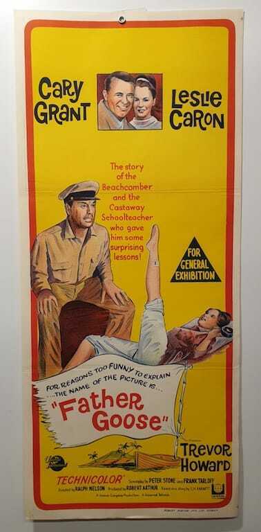 ORIGINAL DAYBILL MOVIE POSTER - FATHER GOOSE - (a)