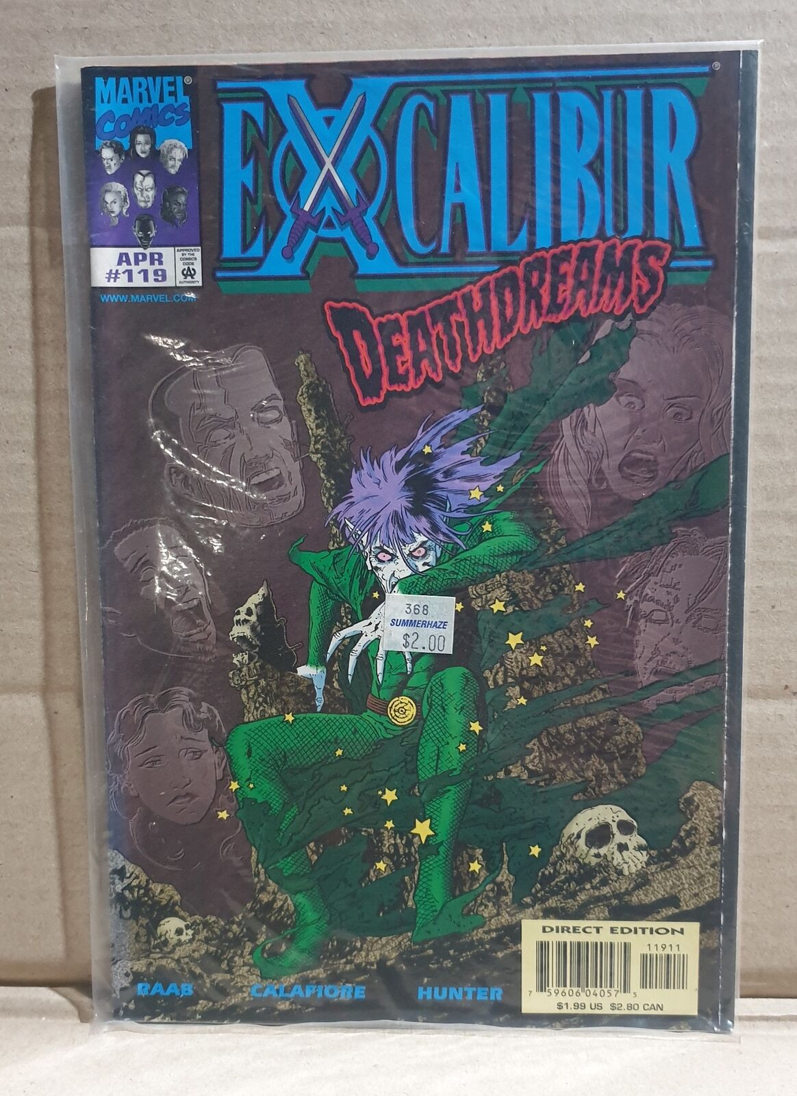 COMIC BOOK -  MARVEL EXCALIBUR #119