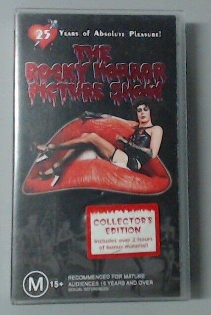 VHS THE ROCKY HORROR PICTURE SHOW 25 YEARS COLLECTORS EDITION DELETED SCENES