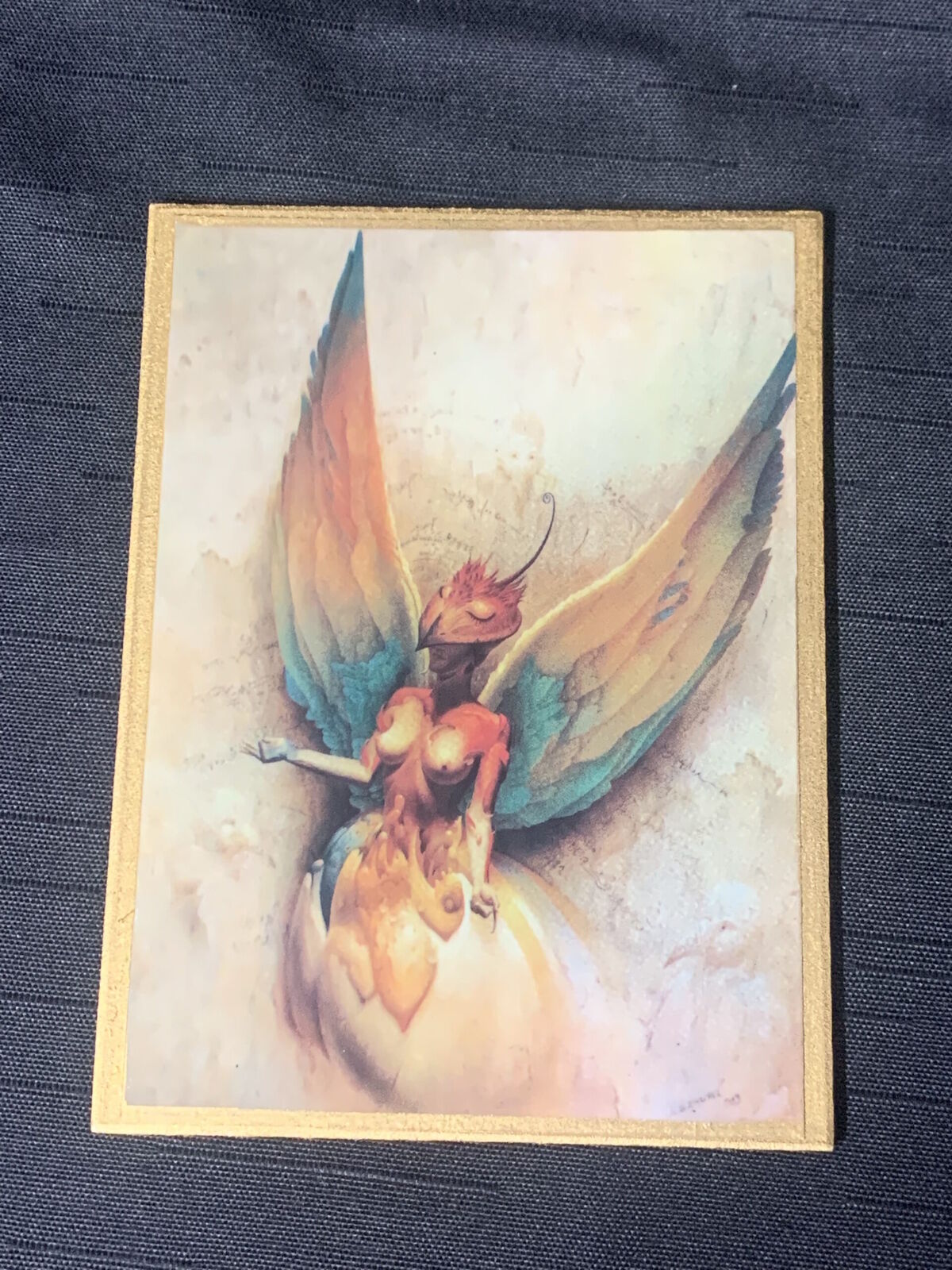 GIL BRUVEL ART PRINTS ON BOARD - GIL BRUVEL SURREALISM CARDS 6 ART WORKS 2D