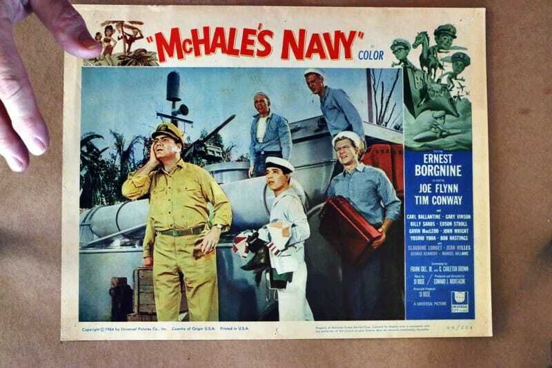 ORIGINAL LOBBY CARD - MCHALE'S NAVY - 1964 - key #1 card