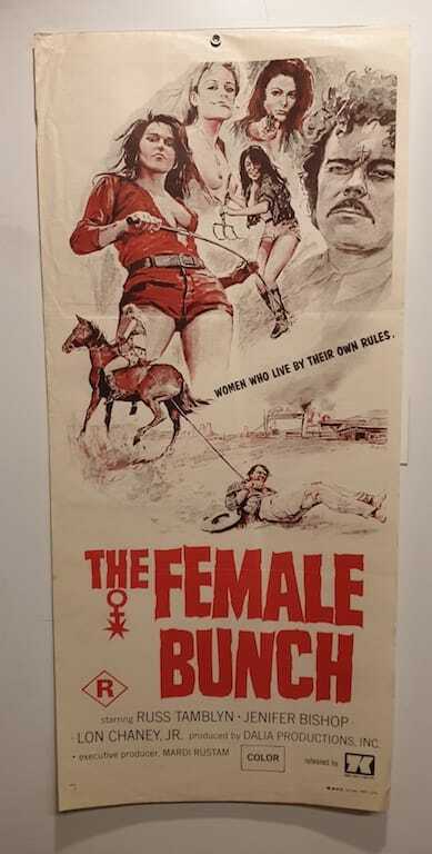 ORIGINAL DAYBILL MOVIE POSTER - THE FEMALE BUNCH