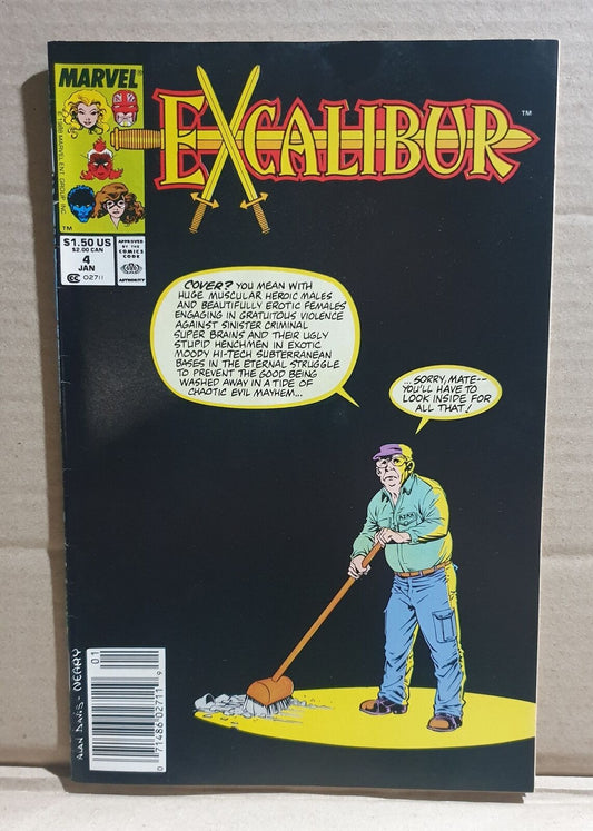 COMIC BOOK -  MARVEL EXCALIBUR #4