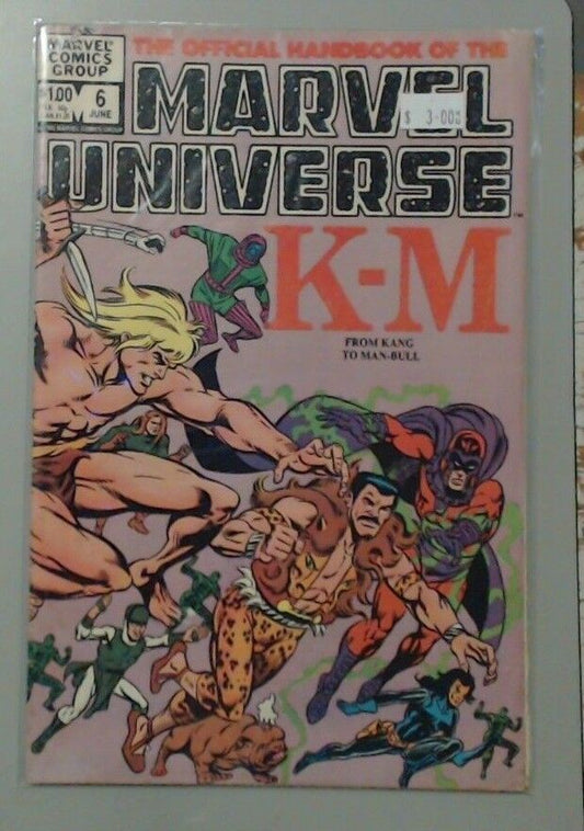 COMIC BOOK MAGAZINE - MARVEL UNIVERSE K-M 6