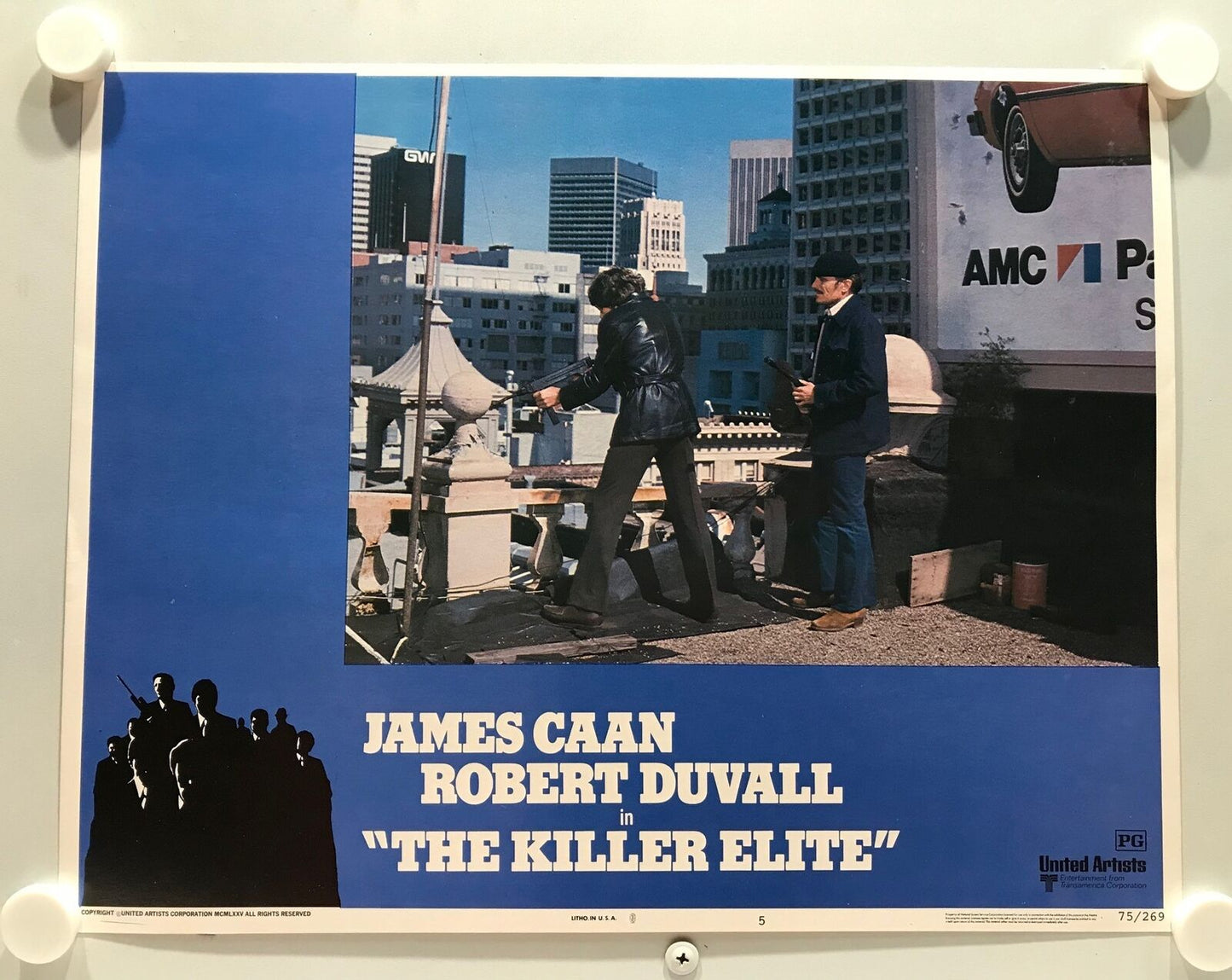 ORIGINAL LOBBY CARDS - THE KILLER ELITE - 1975 - card set of 8