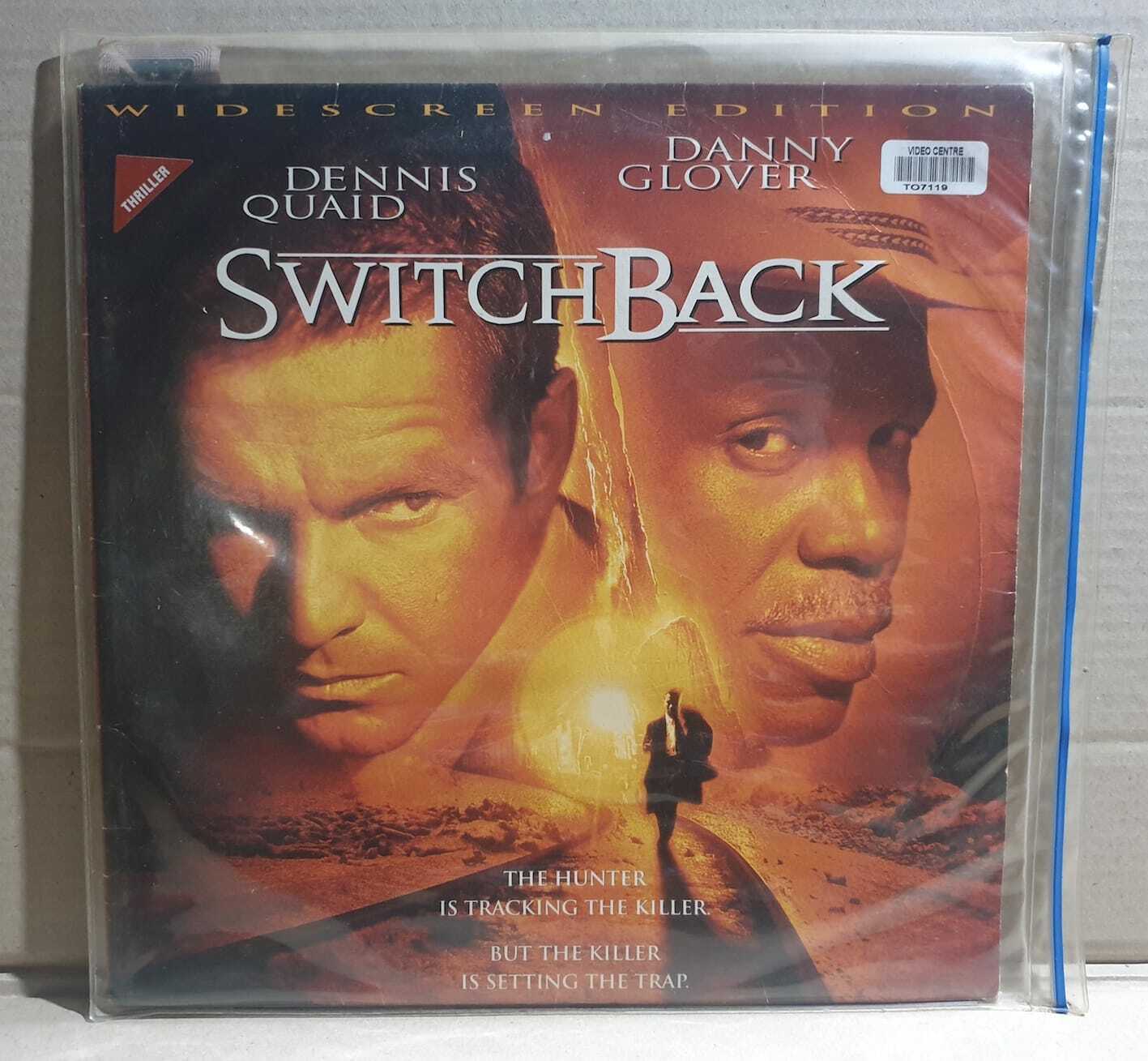 LASERDISC MOVIE - SWITCH BACK - Dennis Quaid, Danny Glover