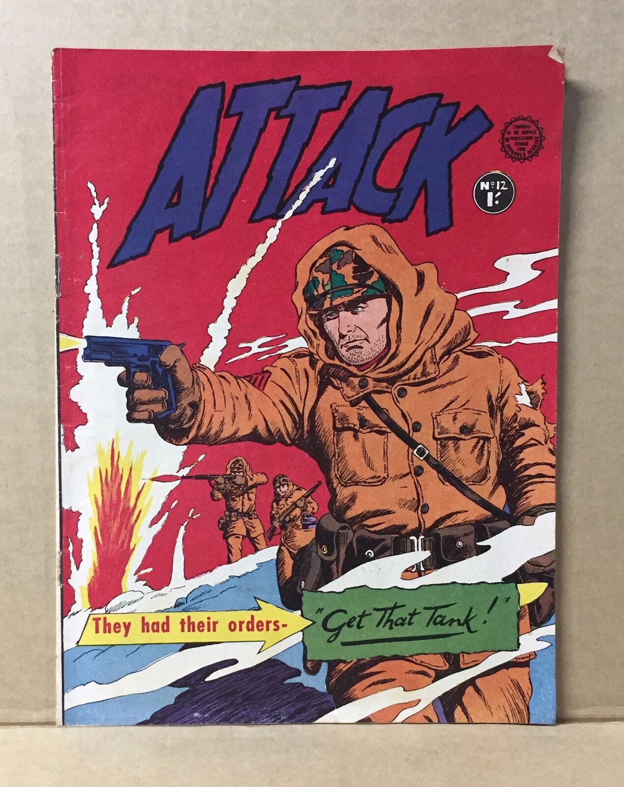 COMIC BOOK - ATTACK - GET THAT TANK #12