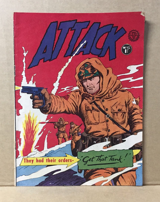 COMIC BOOK - ATTACK - GET THAT TANK #12