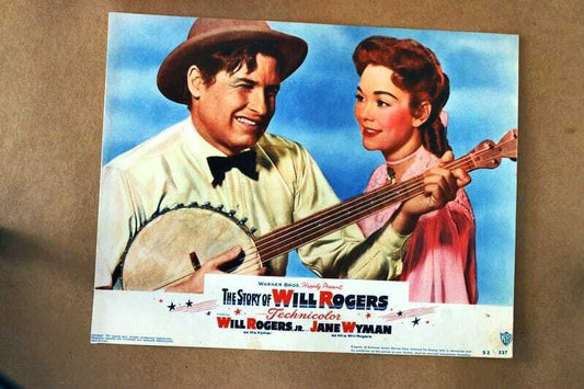 ORIGINAL LOBBY CARD - STORY OF WILL ROGERS - 1952 title card