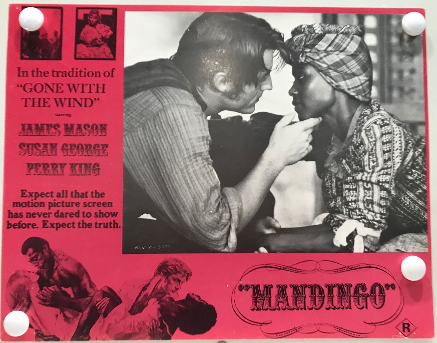 ORIGINAL LOBBY CARDS - MANDINGO - 1975 - set of 8