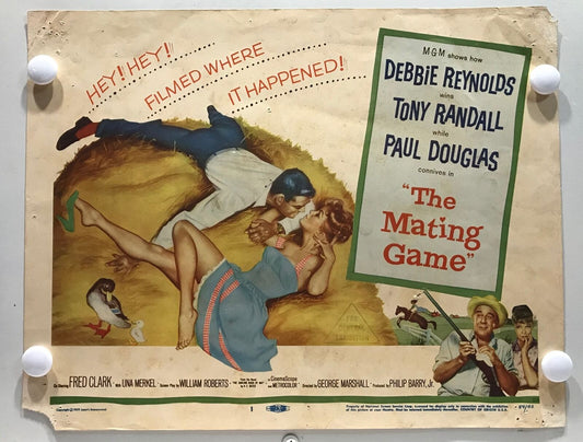 ORIGINAL LOBBY CARDS - THE MATING GAME - 1959 - set of 8