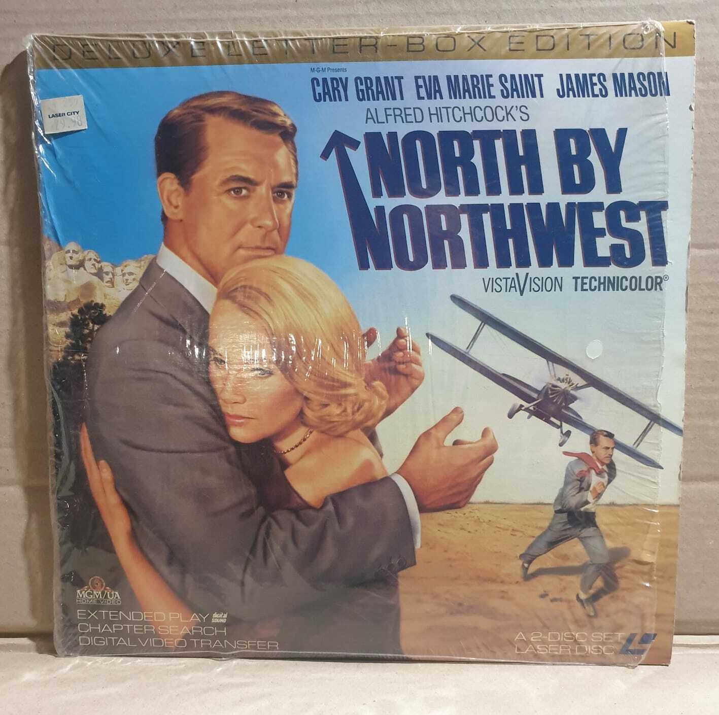 LASERDISC MOVIE - NORTH BY NORTHWEST - Cary Grant, Eva Marie Saint, James Mason