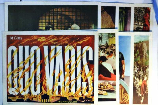 ORIGINAL LOBBY CARDS - QUO VADIS - 1951 - set of 8