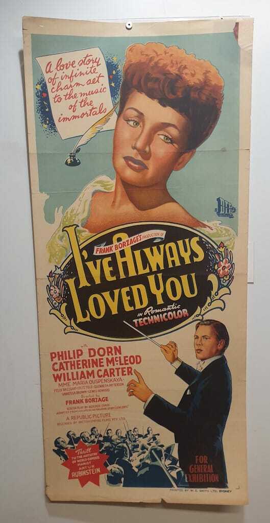 ORIGINAL DAYBILL MOVIE POSTER - I'VE ALWAYS LOVED YOU