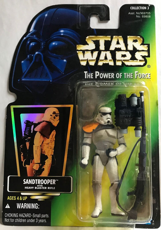 STAR WARS - KENNER - POTF - SANDTROOPER - with Heavy Blaster Rifle