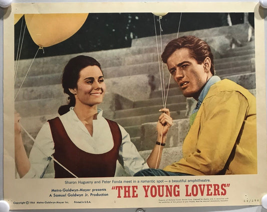 ORIGINAL LOBBY CARDS - THE YOUNG LOVERS - 1964 - set of 8