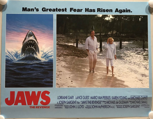 ORIGINAL LOBBY CARD - JAWS THE REVENGE (f) - 1987 - key card