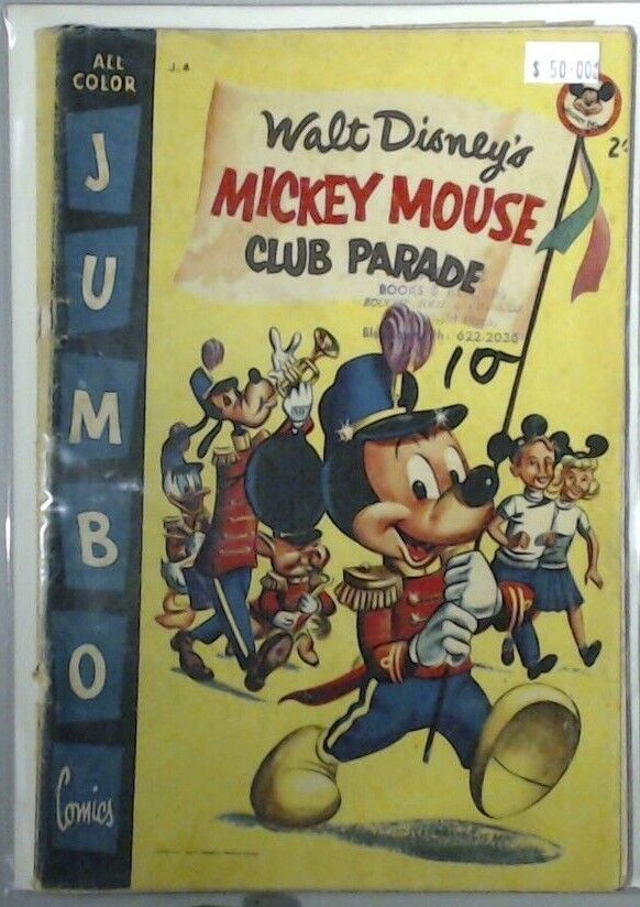 Australian Walt Disney Mickey Mouse Club Parade J series comic book no. 4