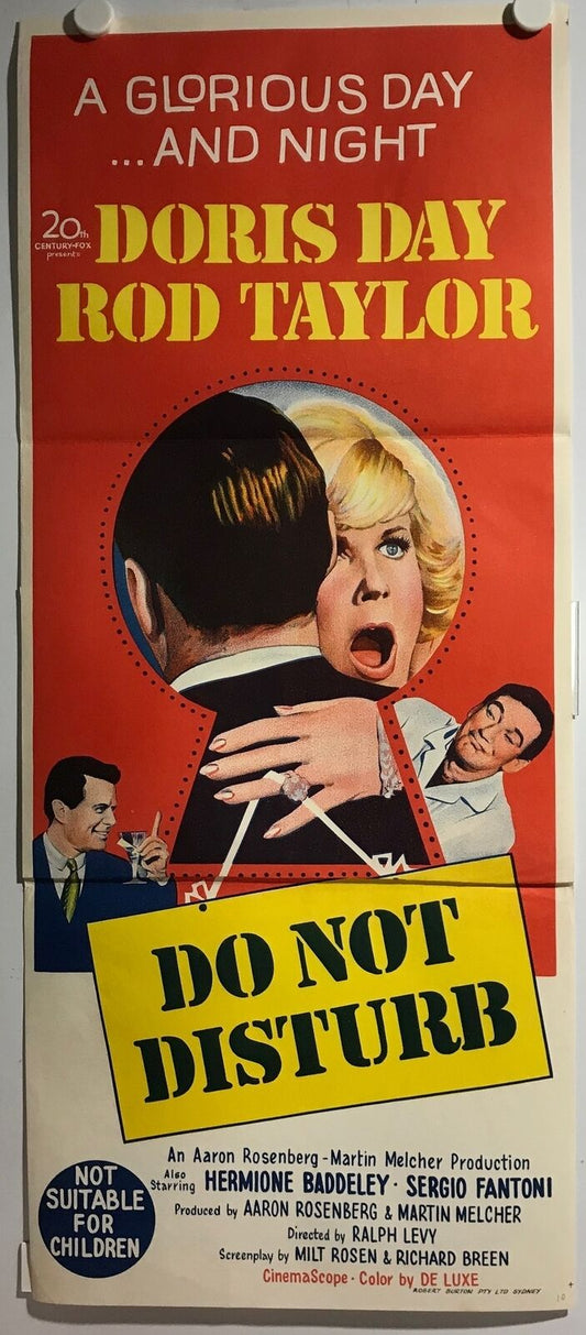 ORIGINAL DAYBILL MOVIE POSTER - DO NOT DISTURB