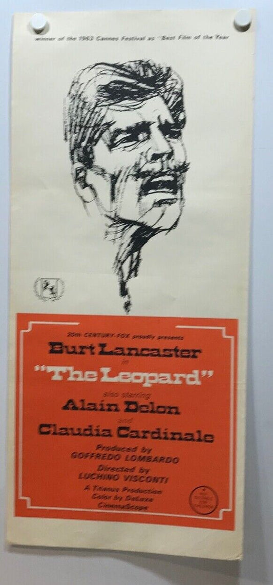 ORIGINAL DAYBILL MOVIE POSTER - THE LEOPARD