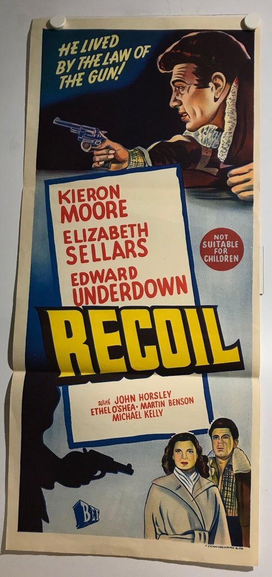 ORIGINAL DAYBILL MOVIE POSTER - RECOIL