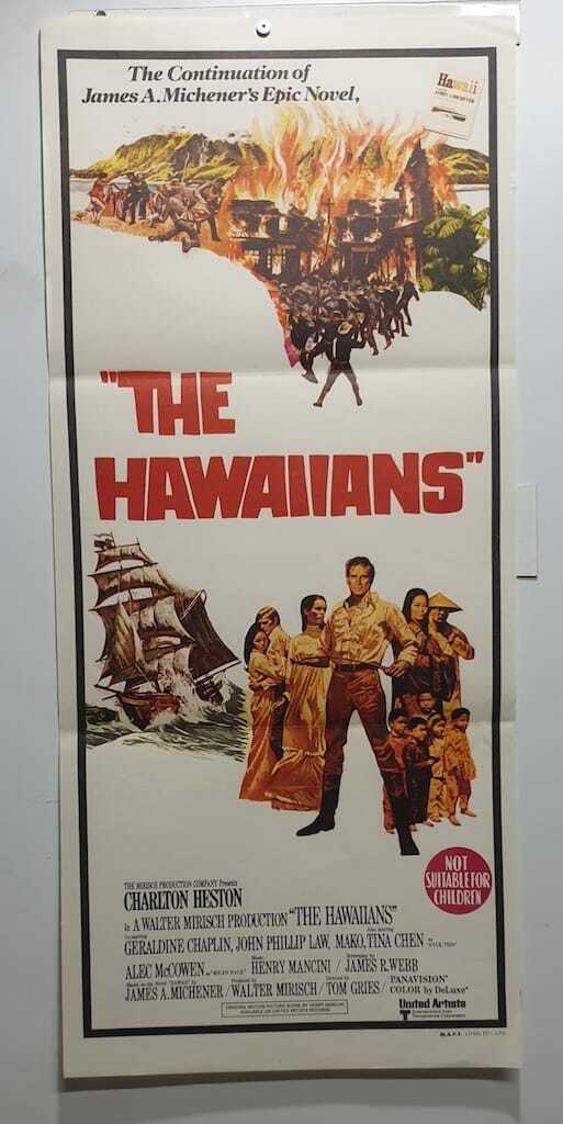 ORIGINAL DAYBILL MOVIE POSTER - HAWAIIANS