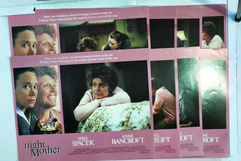 ORIGINAL LOBBY CARDS - 'NIGHT MOTHER - 1986 - set of 8