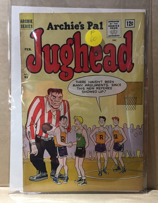 COMIC BOOK - JUGHEAD ARCHIE 81 ARCHIE'S PAL