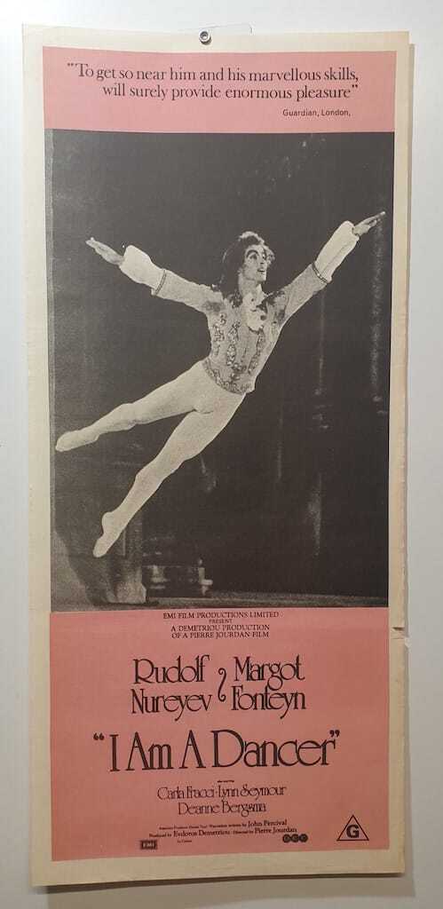 ORIGINAL DAYBILL MOVIE POSTER - I AM A DANCER