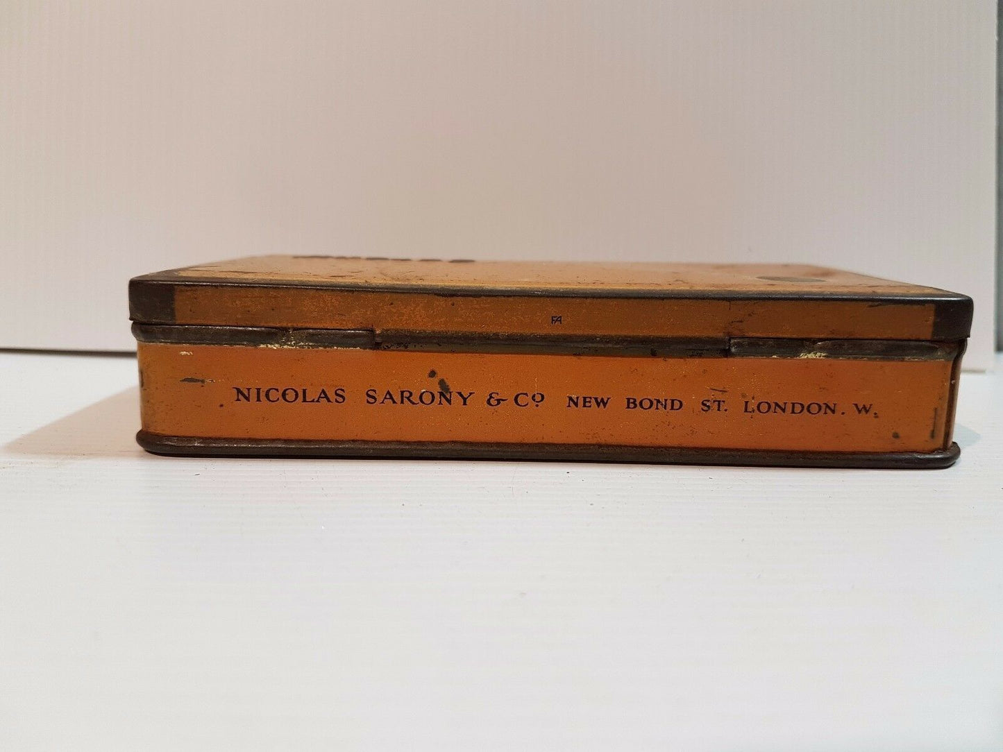 Biscuit Tea Sweets Cigar Tin Sarony Cigarettes Nicolas Sarony & Co London