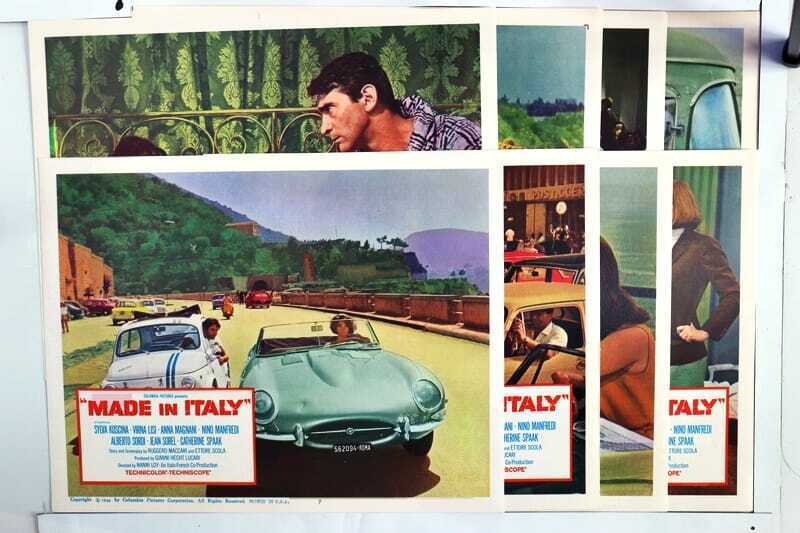 ORIGINAL LOBBY CARDS - MADE IN ITALY - 1966 - set of 8